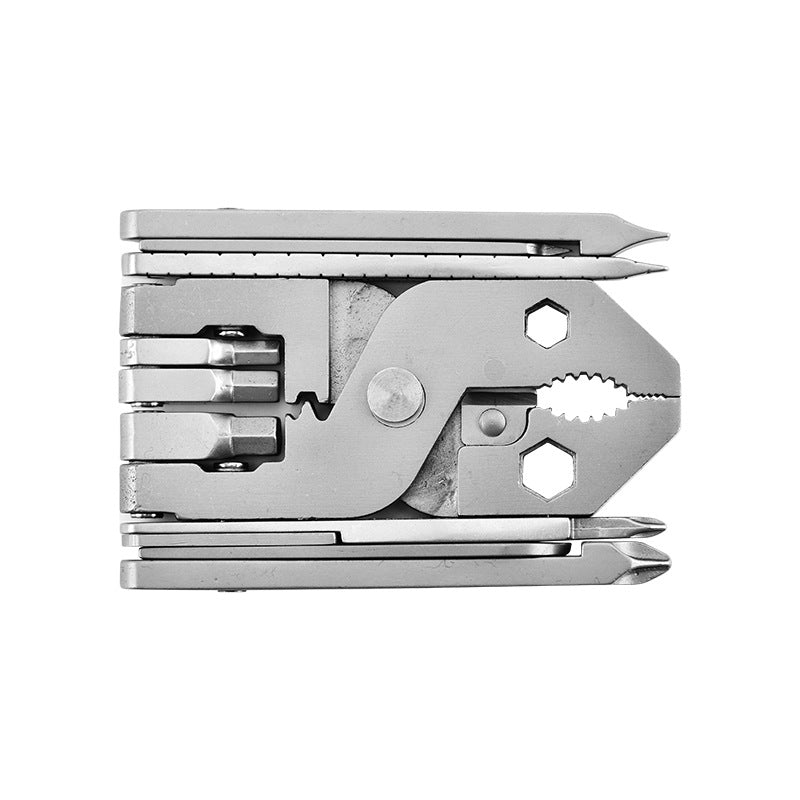 25-in-1 Multitool Clamps and Vises Stainless Steel Pocket Knife with Screwdriver Sleeve with Sheath-Perfect for Outdoor, Survival, Camping, Hiking, Simple Repair