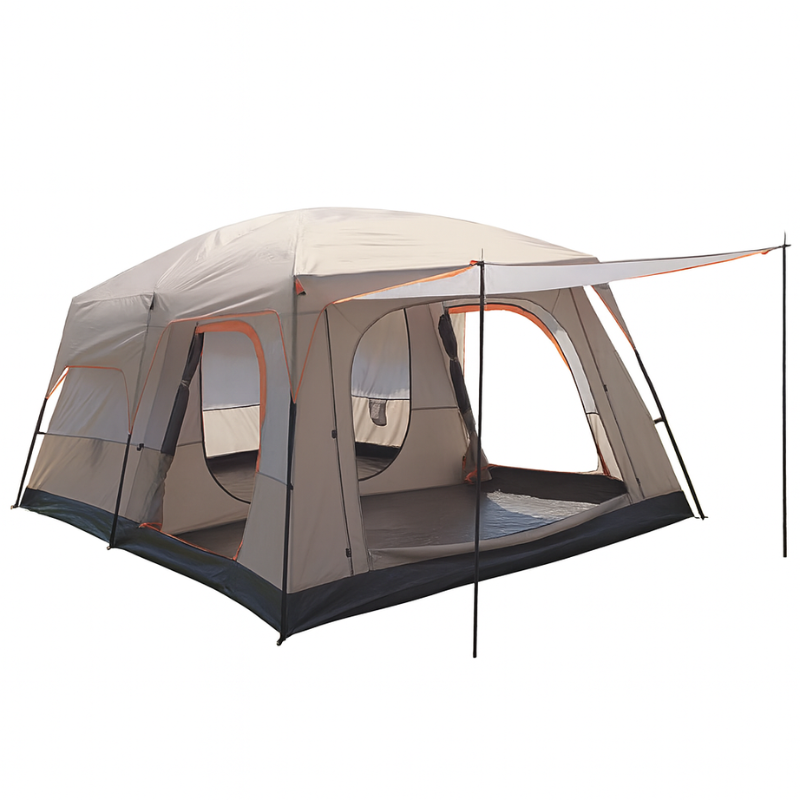 Outdoor Tent 6-12 Person Two-Bedroom Camping