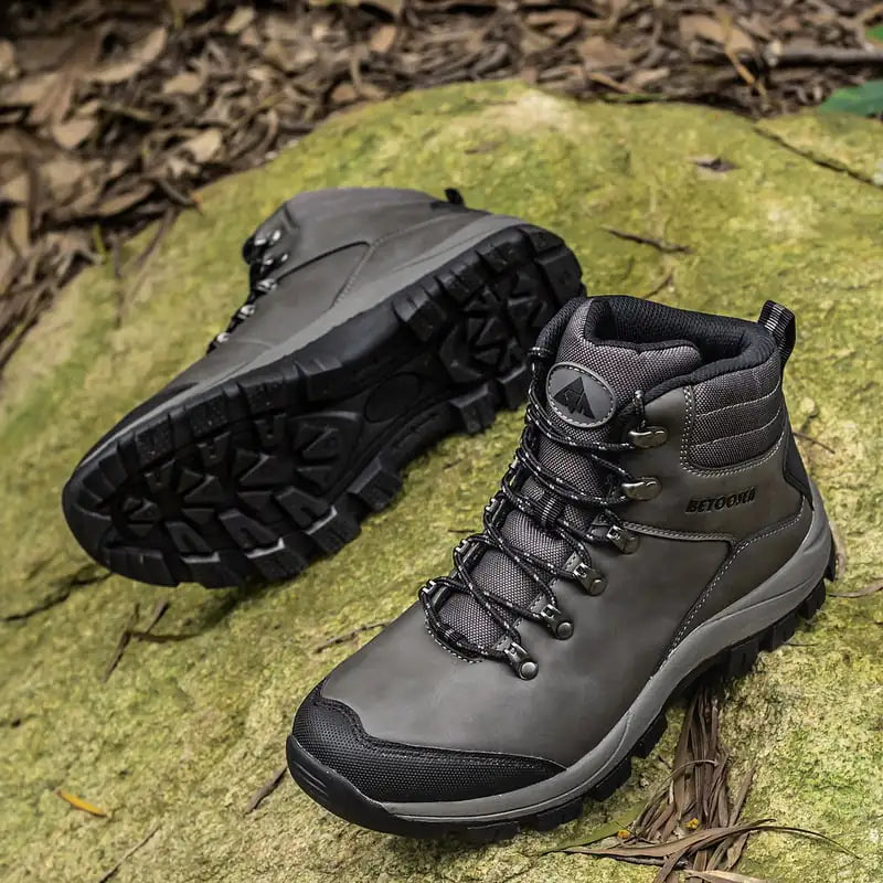 High-Top Waterproof Non-Slip Hiking Shoes